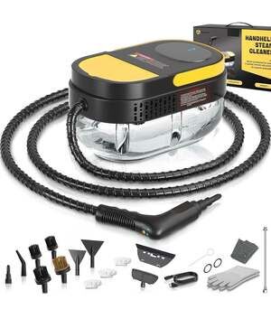 Steam Cleaner With 3-Level Adjustable Handle